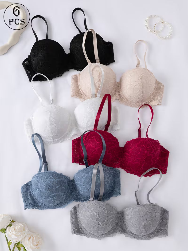 Comfortable single paded bras sets