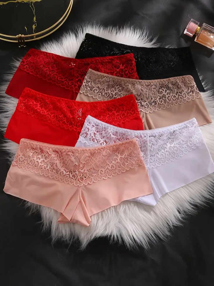 Half floral panties