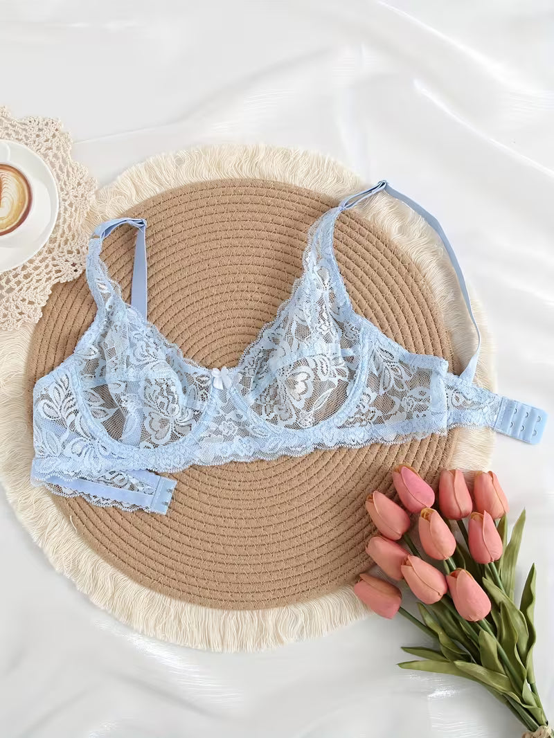 Sexy floral bras sets