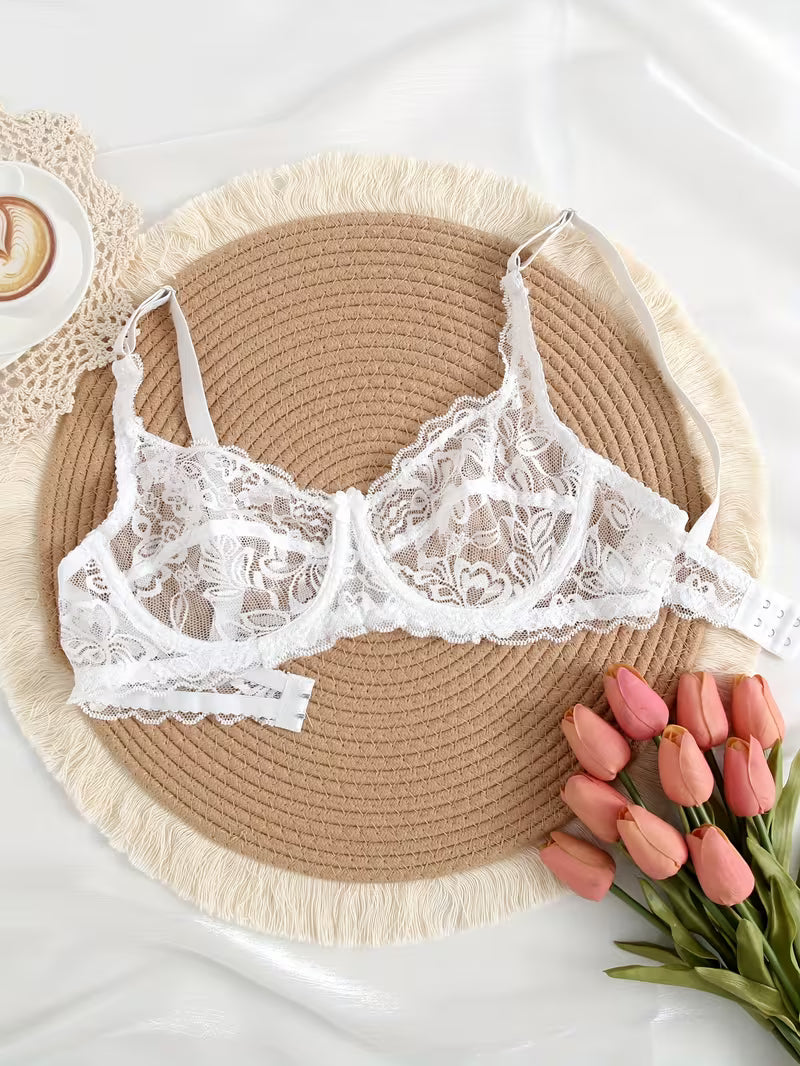 Sexy floral bras sets