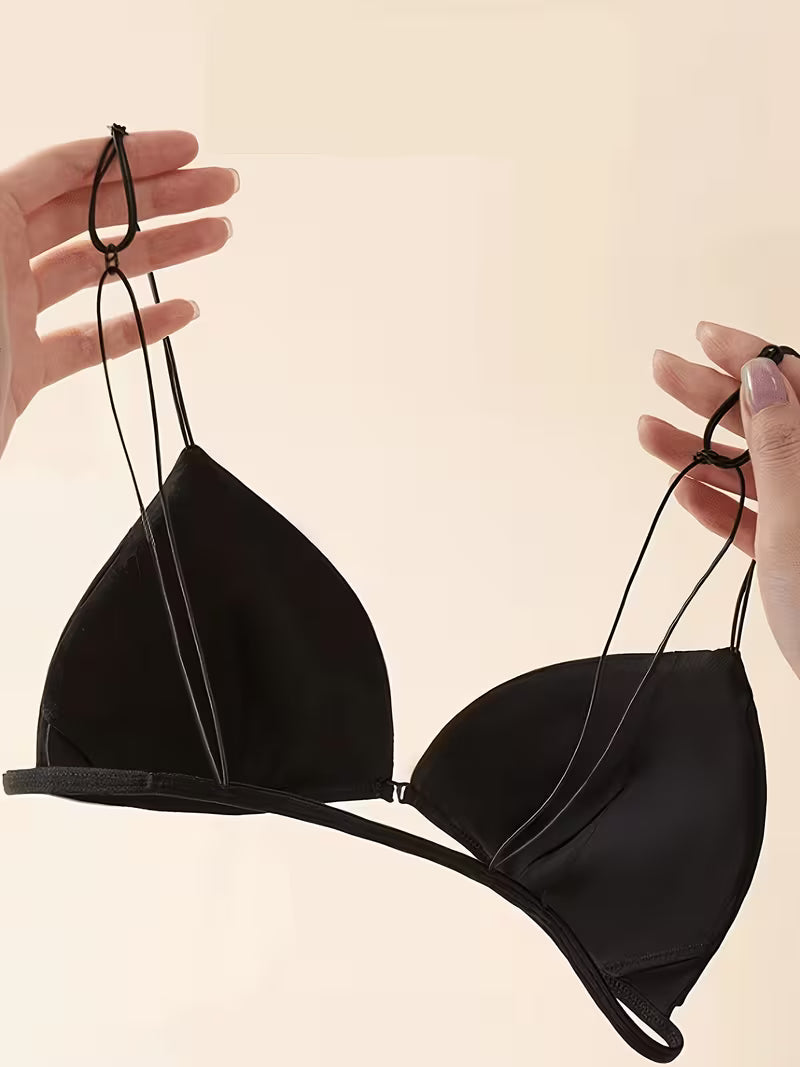 Stylish thin bras set
