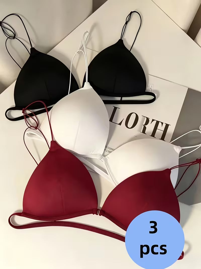 Stylish thin bras set